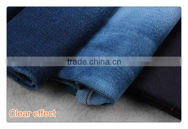 B2081 2014 mercerized cotton poly big stretch compact siro spinning denim fabric price