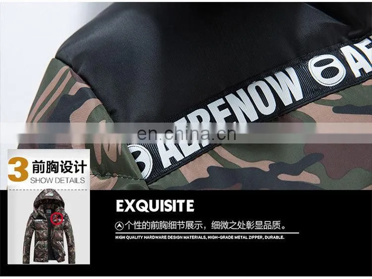 Hot Sale Men Camo Jacket 100% High Quality Cotton Camo Jacket Men