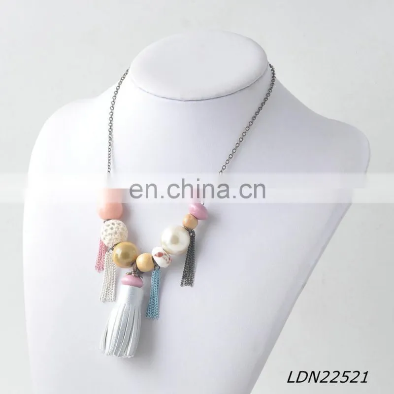 Latest Design Beads Necklace Fringe Necklace