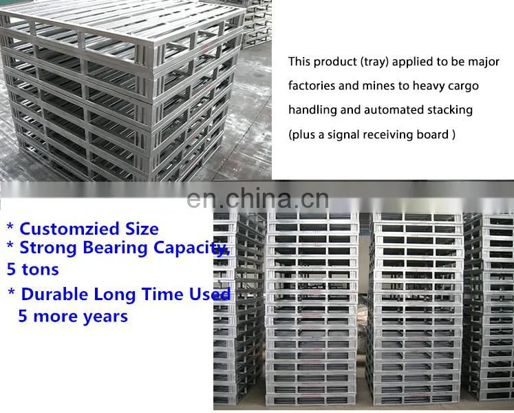 ISO Passed 12 years factory esd plastic pallet esd tray antistatic pallet