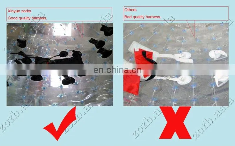 Top sale nice design clear inflatable land grass walking ball