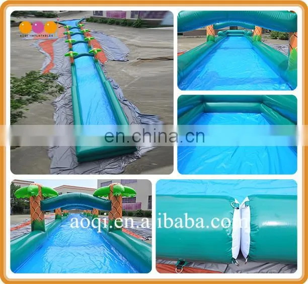 150 ft slip n slide inflatable slide the city water slide with palm tree for kids and adults