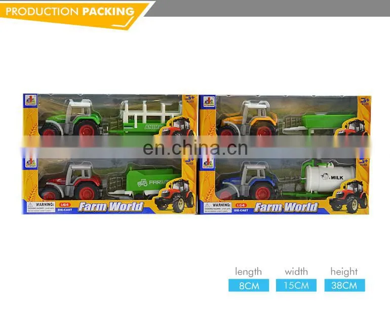 High quality farm car kids scale diecast truck