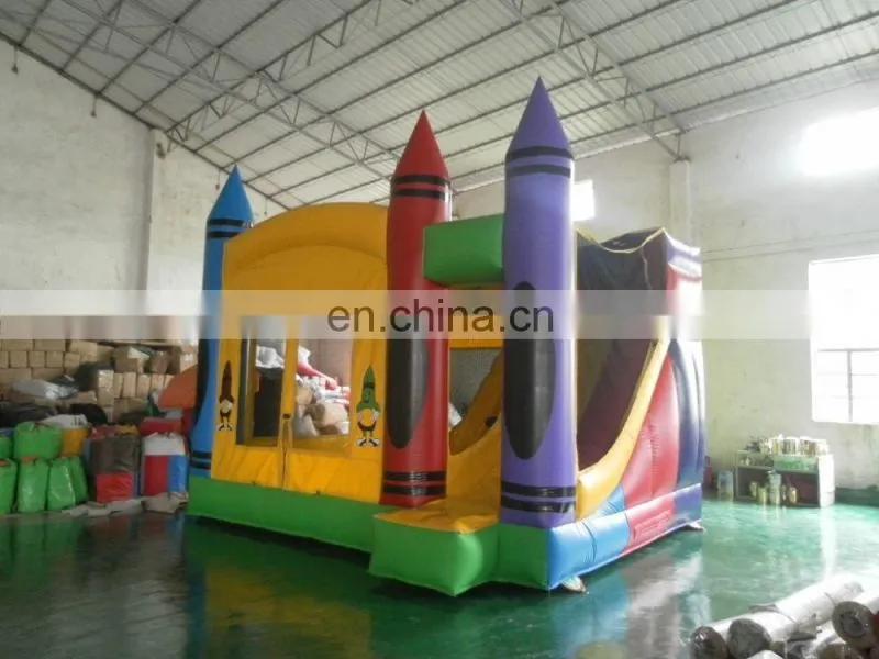 Inflatable with slide bouncer inflatable amusing animal boat jumper combo