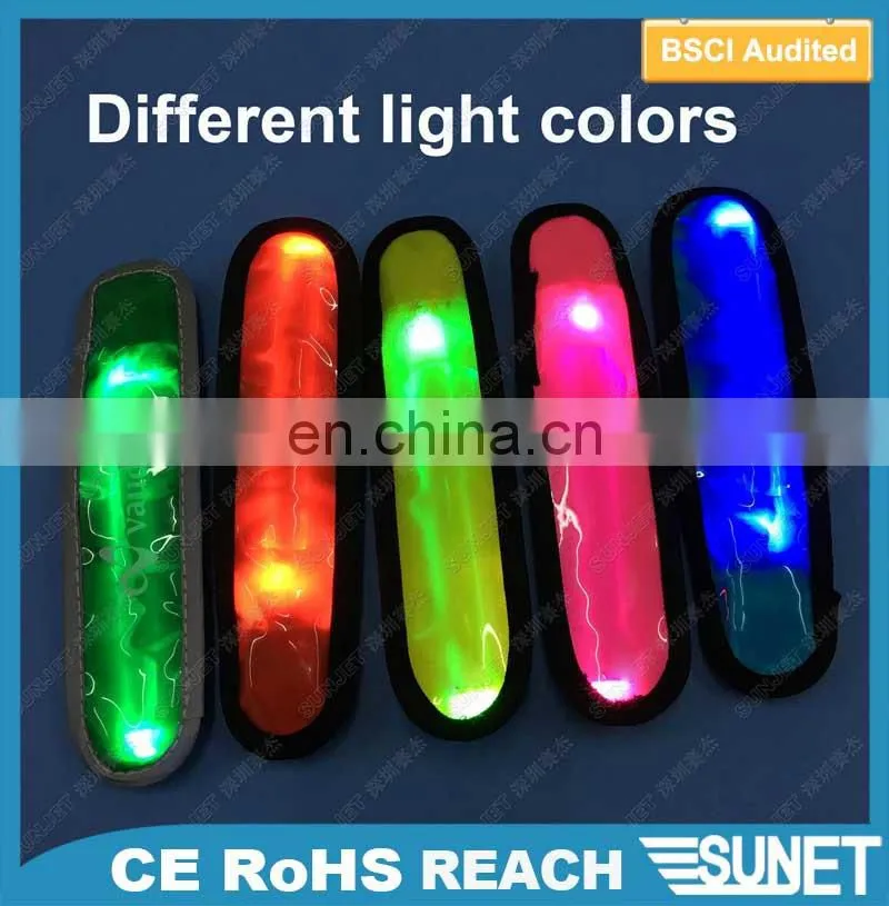 High quality Night Cycling Jogging Running flashing Reflective led safety armband