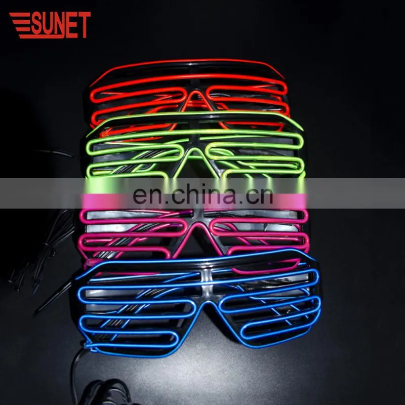 Halloween Christmas Party Decoration Sound Activated Led Glasses
