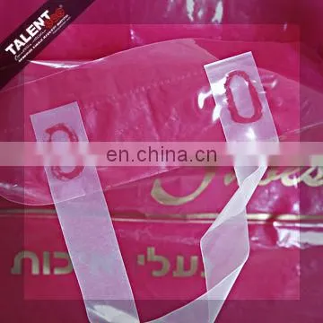 custom guangzhou Reusable die cut print plastic shopping bag