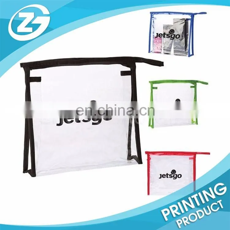 promotional pvc ziplock wine trasparent bag