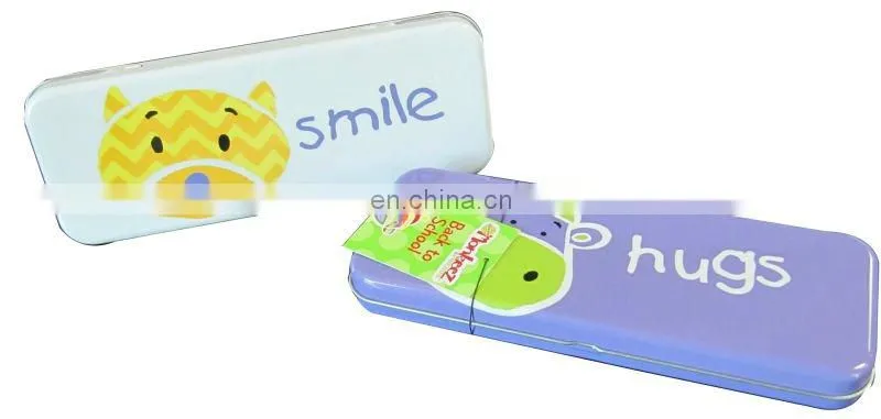metal tin pencil box