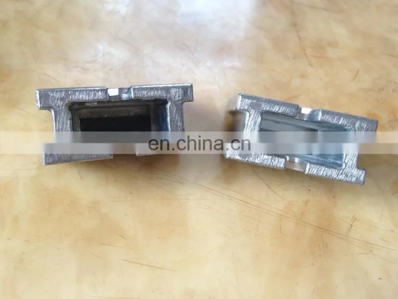 Aluminum fence die casting gate fitting