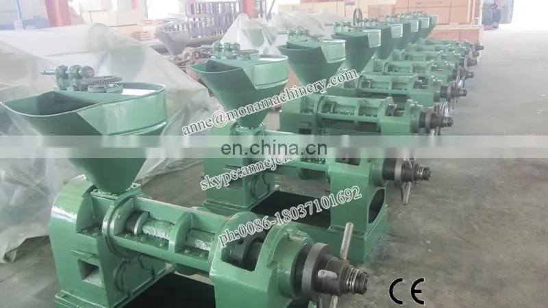 Castor seed peanuts soybean sesame olives mona Brand corn germ oil press machine
