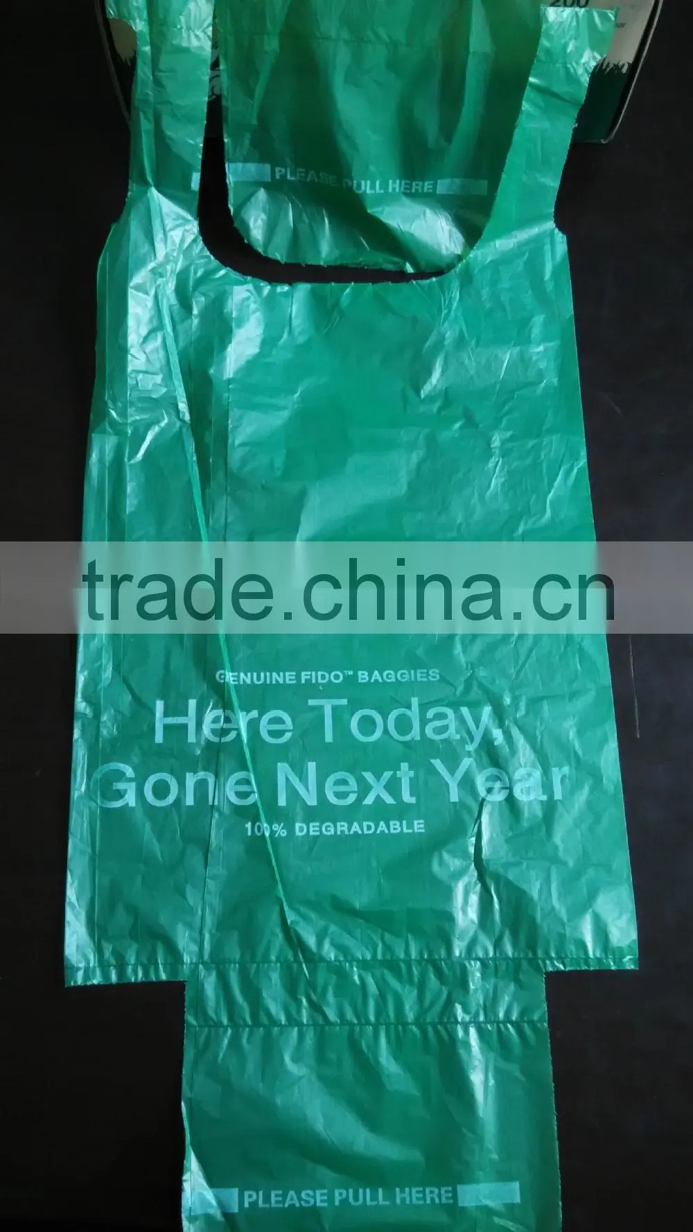 Special plastic dog poop bags