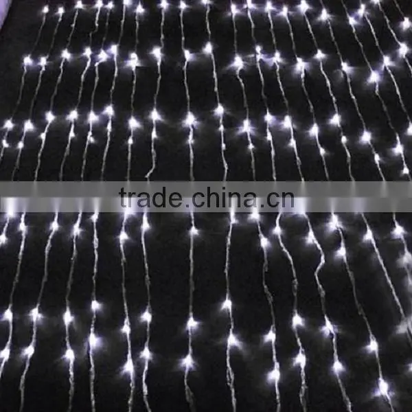 Crystal LED Lights 9.8ft*9.8ft 304 LEDs String Lights Decorating Holiday,Party, Wedding Curtain Lights HNL099
