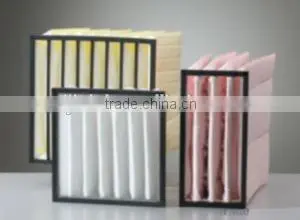500 micron dust collector air ahu pleated bag nomex filter bag