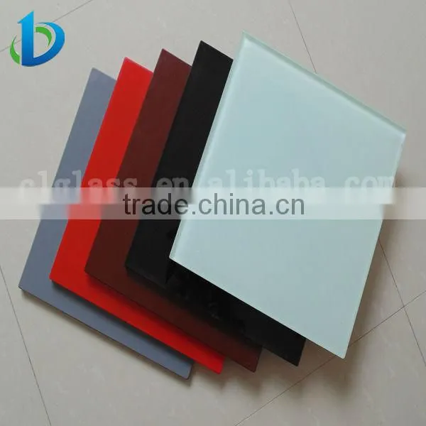 back painted glass panels