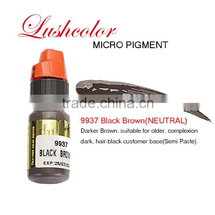 LUSHCOLOR 38 colors microblading eyebrow tattoo permanent makeup pigment
