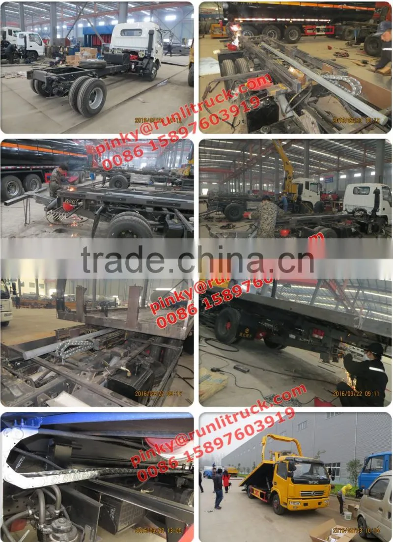 Cheap Price DFAC Towing Truck with Crane Platform 4Tons Wrecker Tow Trucks Hot Sales