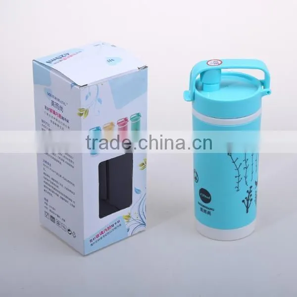 420ML fashion students sport Plastic water bottles with strainer and Air holes