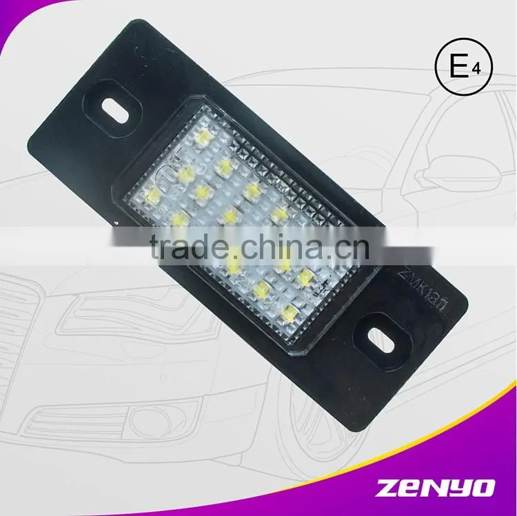 E-mark Approved For Touareg LED License Plate