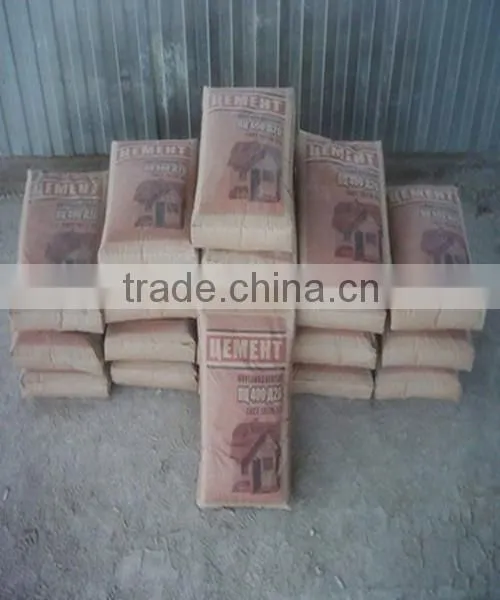 New 4 ply brown kraft paper bag with PE liner for cement/ fertilizer