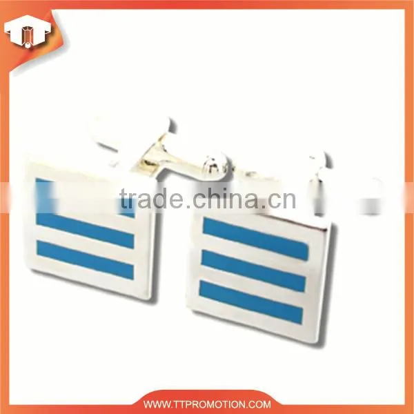 Custom design top quality stainless steel cufflink blanks