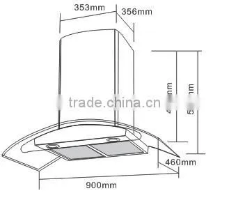 conpetitive price range hood/kitchen aire range hood/kitchen range hood