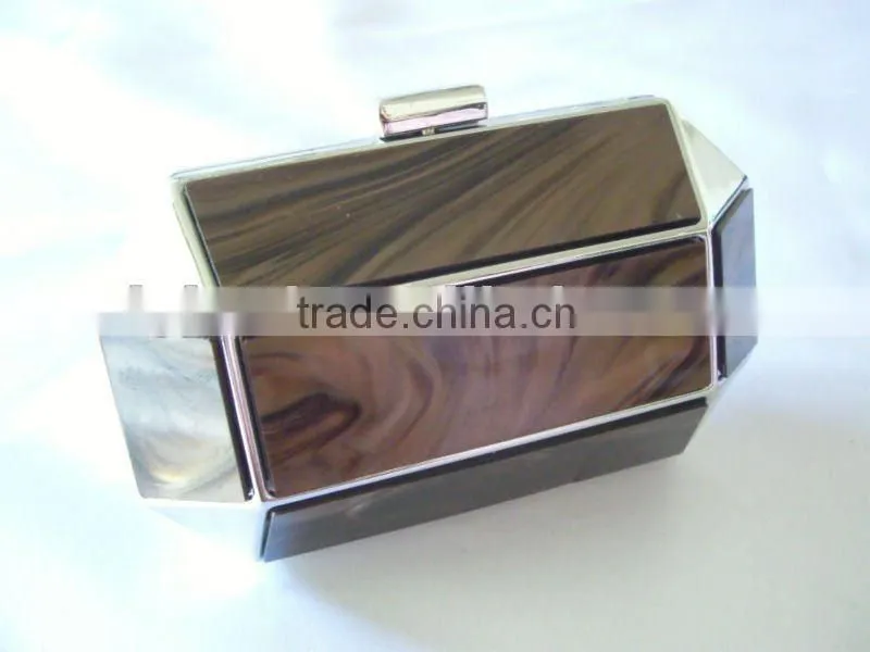 2012 fashion amber resin evening bags factory price