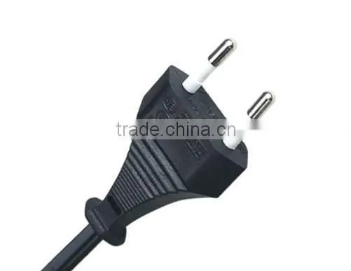 Convenient&Safe&Practical 1m Euro 2 Pin Power Plug Lead to IEC C7 (Figure of 8 FIG8) 1 Metre EU Cable Cord