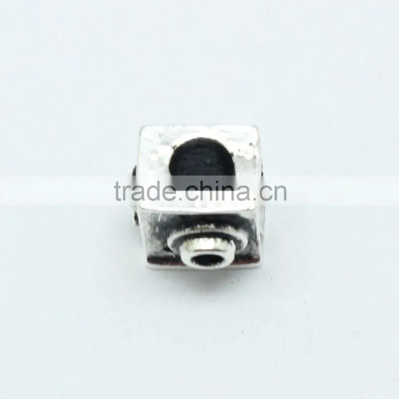 Wholesale 2015 New Style Camera Shape DIY Anti-silver Creative Bracelets Accessories Metal Zinc Alloy Beads with Holes