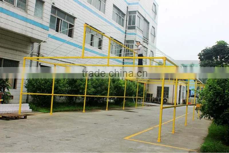 Fiberglass Square Tubes Assembled Greenhouse