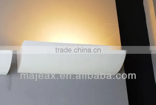 Decorative profile White Gypsum Plaster flexible wall light
