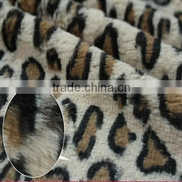 cartoon leopard toys plush fabric