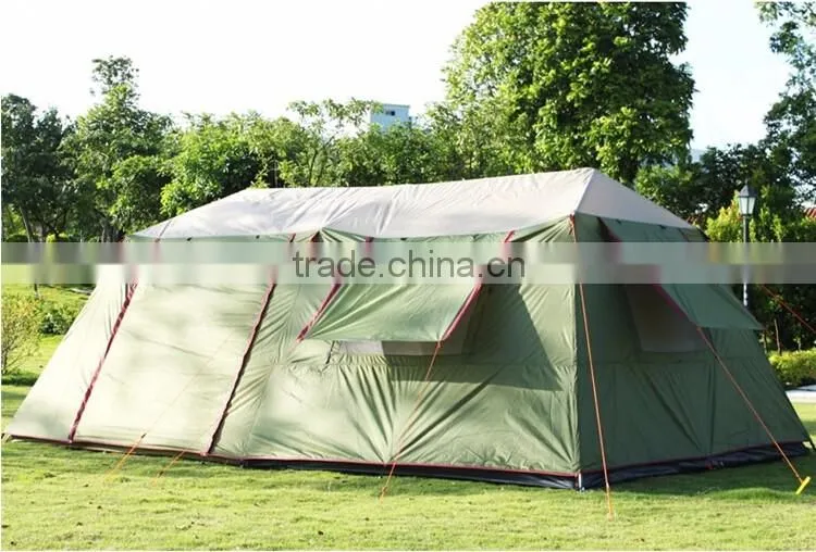 12 Person Camping Hiking Teepee Fishing Shade Big Play Shelter Luxury Hotel Family Tent