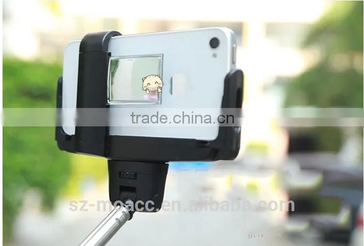 2015 best selling Handheld wireless Monopod with Mirror