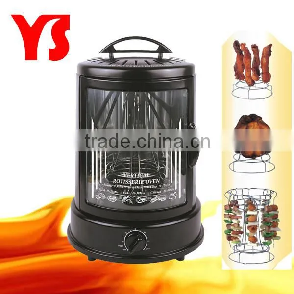 chicken rotary oven electrical round oven with glass door