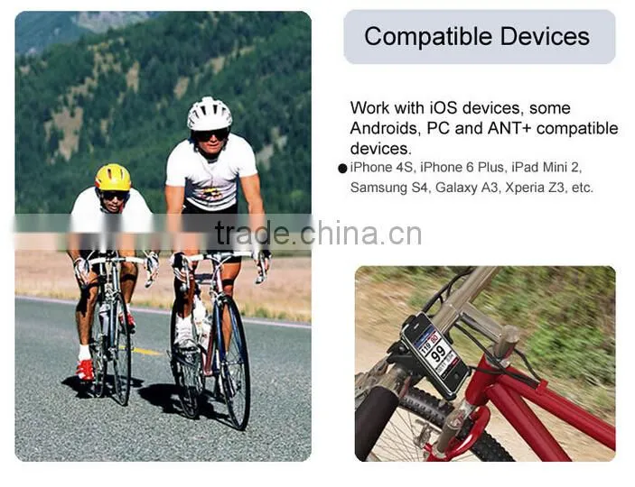 Waterproof Bluetooth Bicycle Computer, Bicycle Cadence Sensor, Bicycle Speedometer