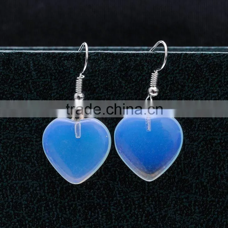 2016 New Factory Direct Natural Stone Opal Drop Earrings SMJ0157