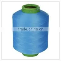 Colord polyester yarn