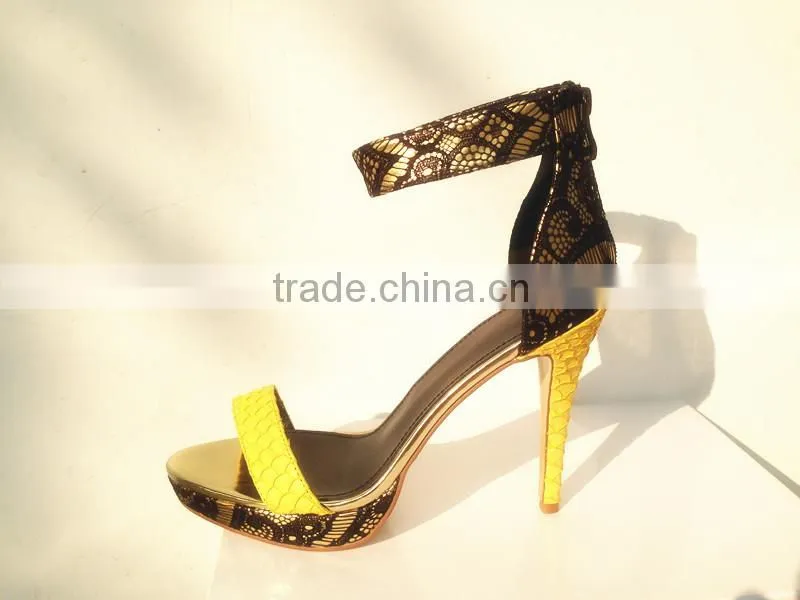 Catwalk Shoes New Style Heels for Women, Open Toe High Heel Platform Sandals Woman