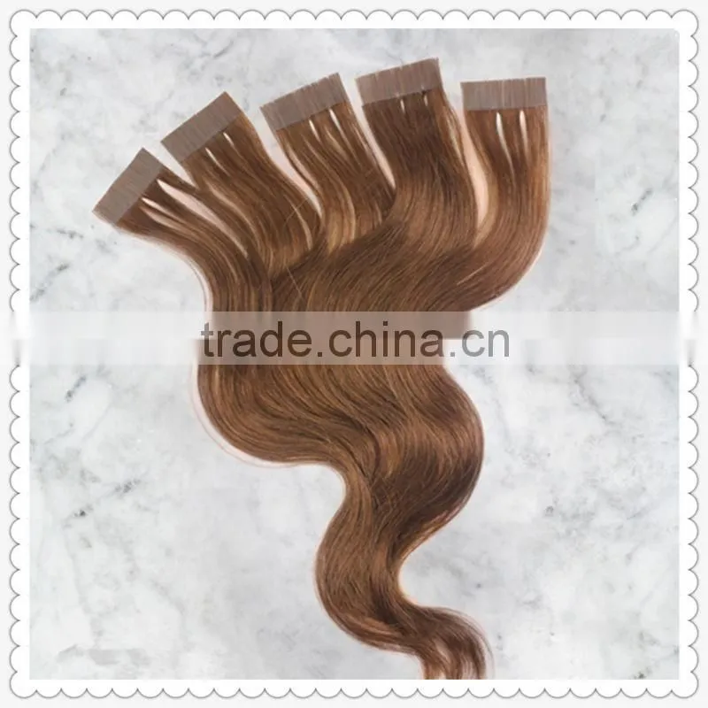 2013 hot selling new design russian hair tape hair extension human hair extension