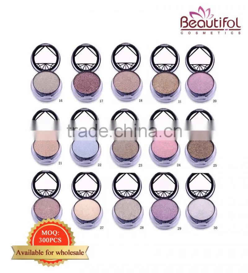 Wholesale Makeup palette soft and durable, small MOQ cosmetic, shiny and easily colored private label eyeshadow palette