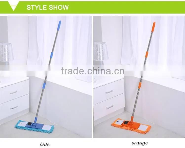New item hand press flat cleaning mop & round spin mop