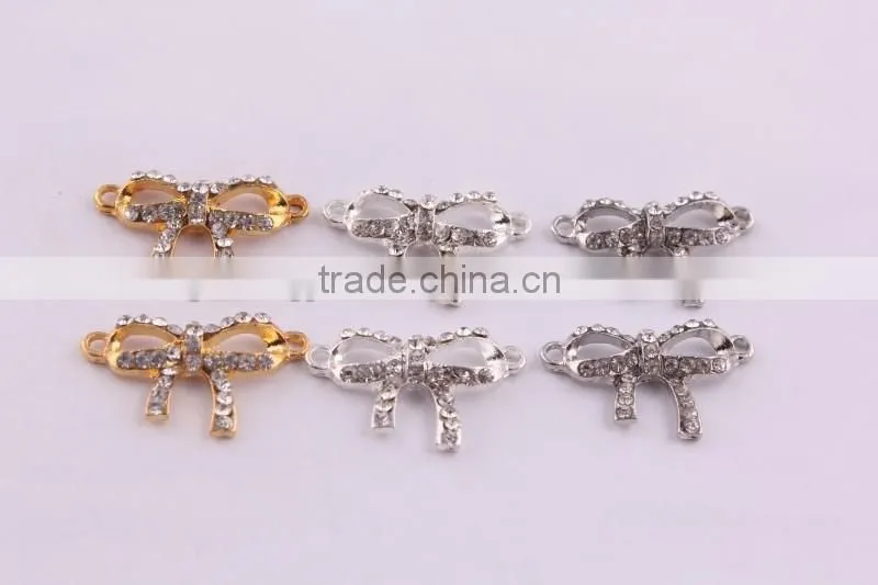 jewelry elephant crystal rhinestone connector charms ! wholesale crystal glitter jewelry Connector for bracelet beads making!!