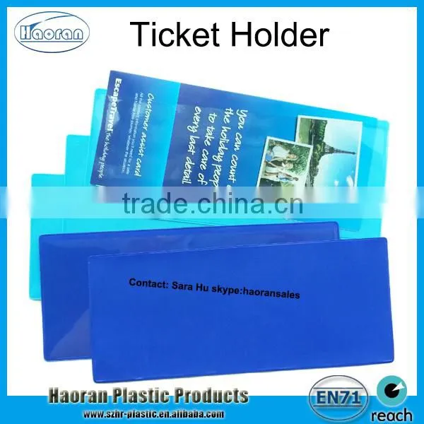 Factory cost plastic lottery ticket holder For Lottery bid