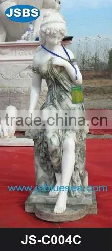 Stone carving of lovers