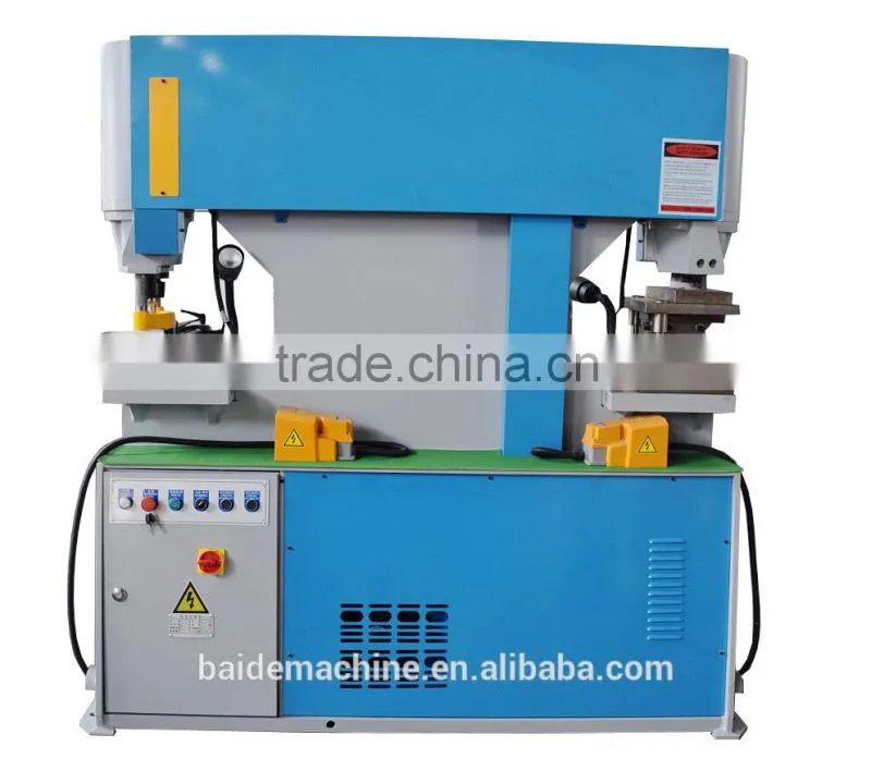Q35Y Hydraulic double head steel punching machine with automatic cooling system