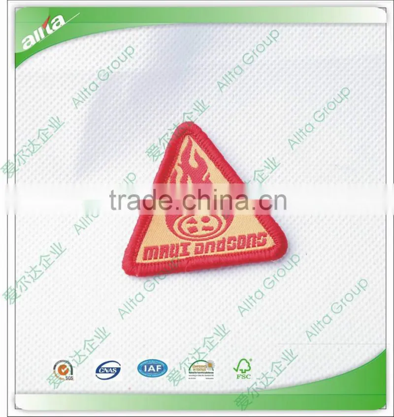 OEM lovely cheap woven star patches for kids clothes