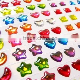 epoxy resin sticker with 3M adhesive