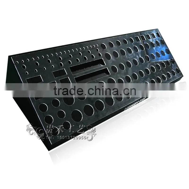 Hot sale customized acrylic cosmetic display rack