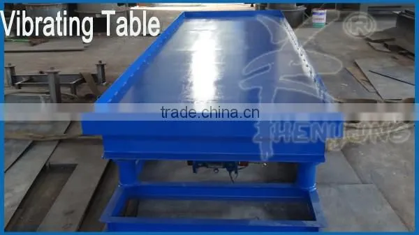 Carbon steel vibration table for concrete moulds